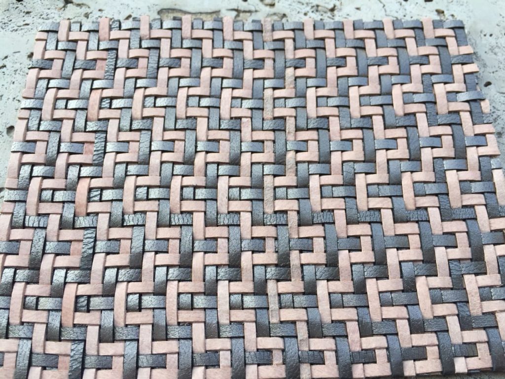 Hand Woven Pure Leather Mats